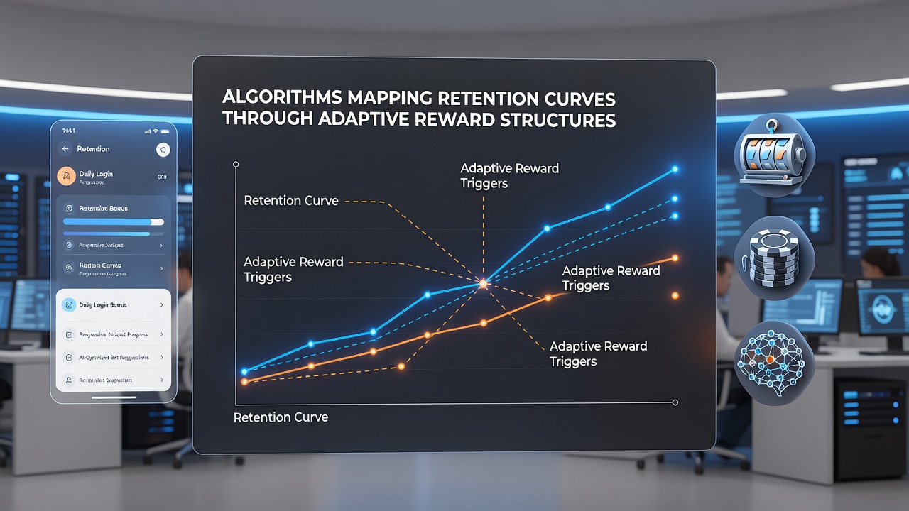 Diagram showing data flow from user activity to adaptive reward delivery in betting applications