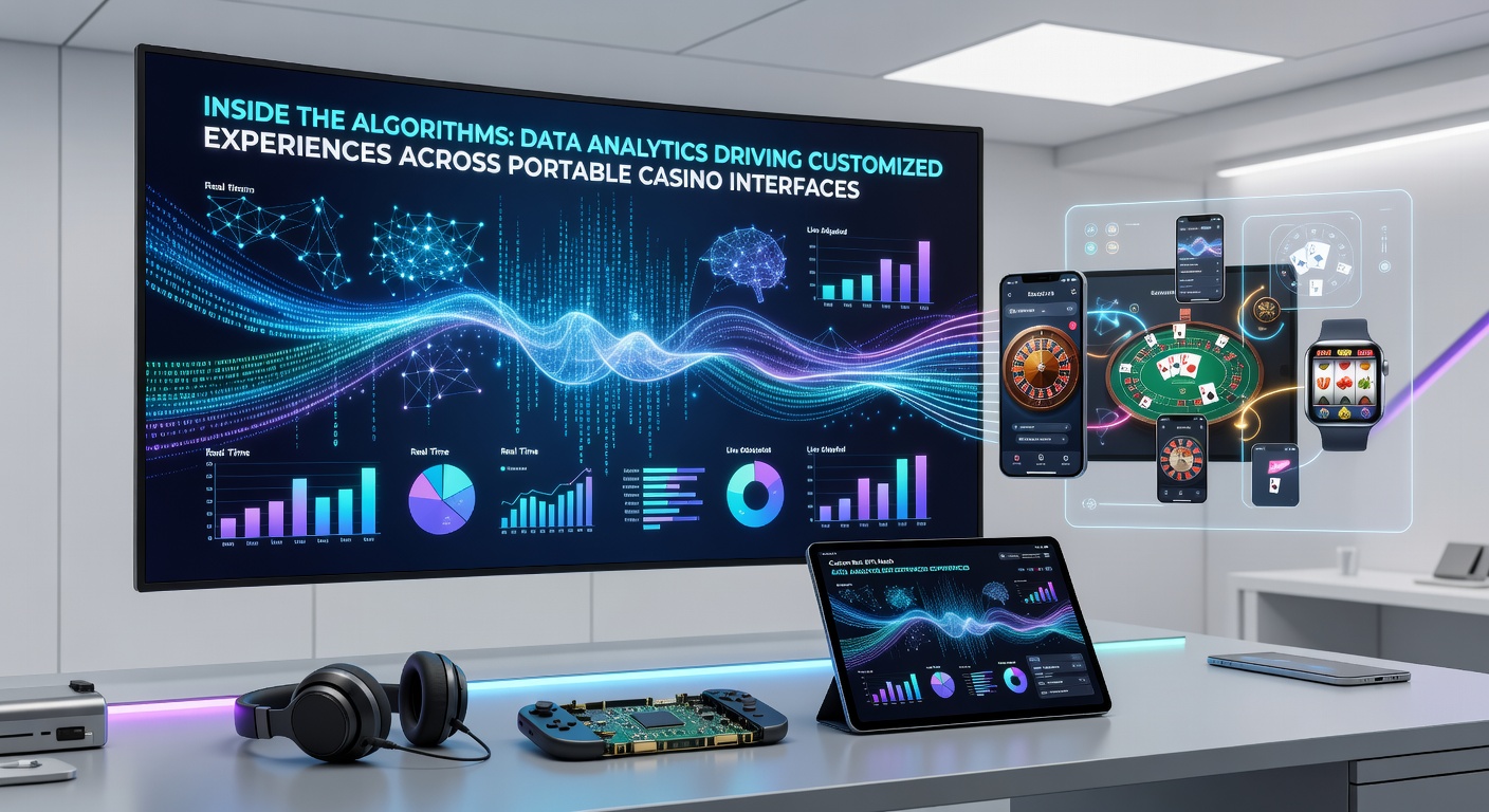Analytics dashboard displaying player segmentation and algorithm performance metrics for mobile casino personalization
