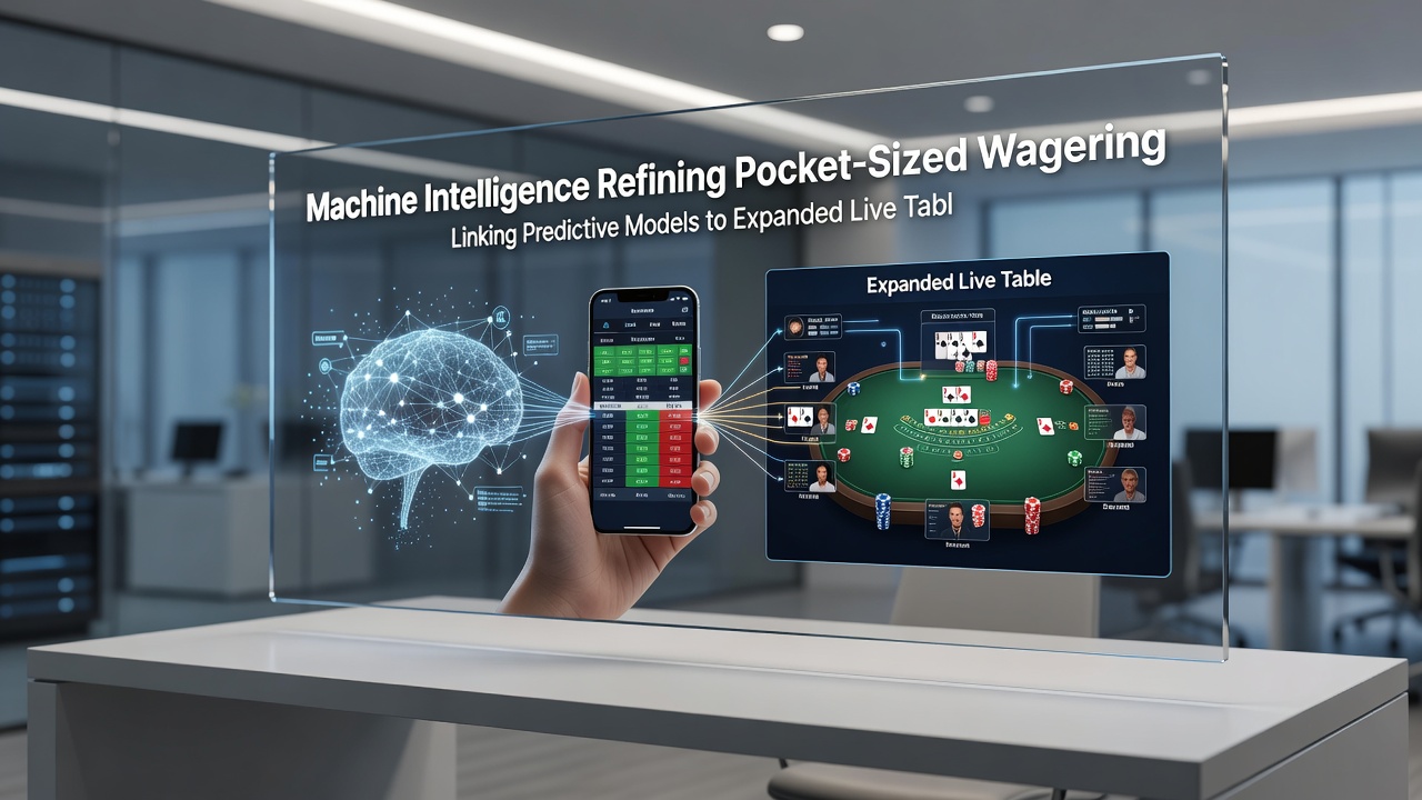 Dashboard views of AI predictive analytics connected to live casino tables and instant deposit processing on mobile devices