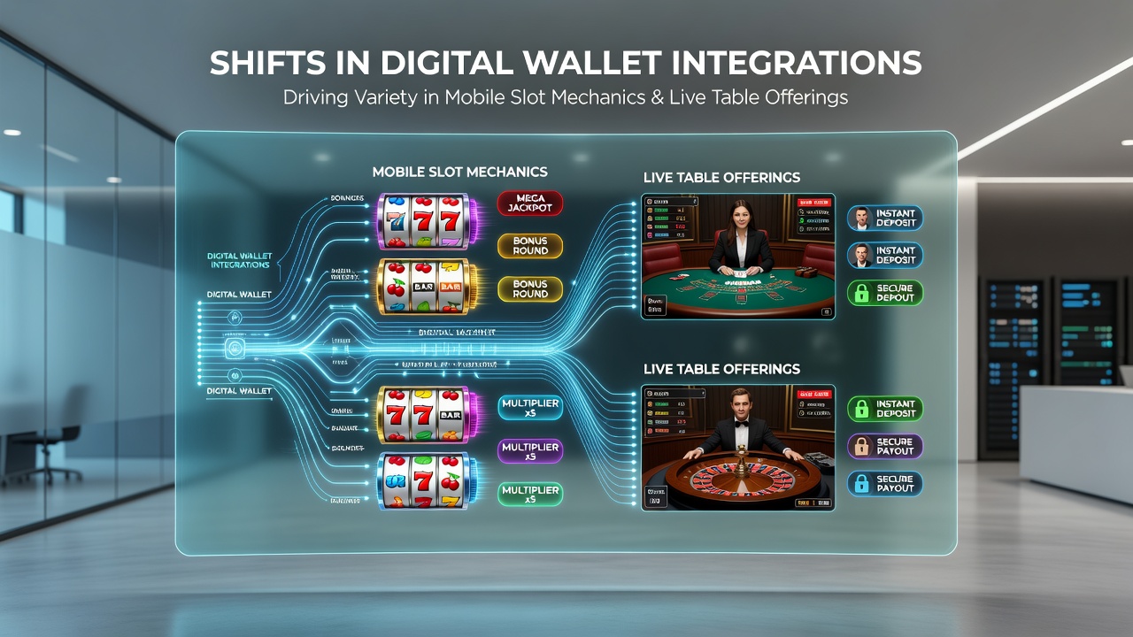 Live dealer table on a smartphone screen with digital wallet transaction confirmation overlay