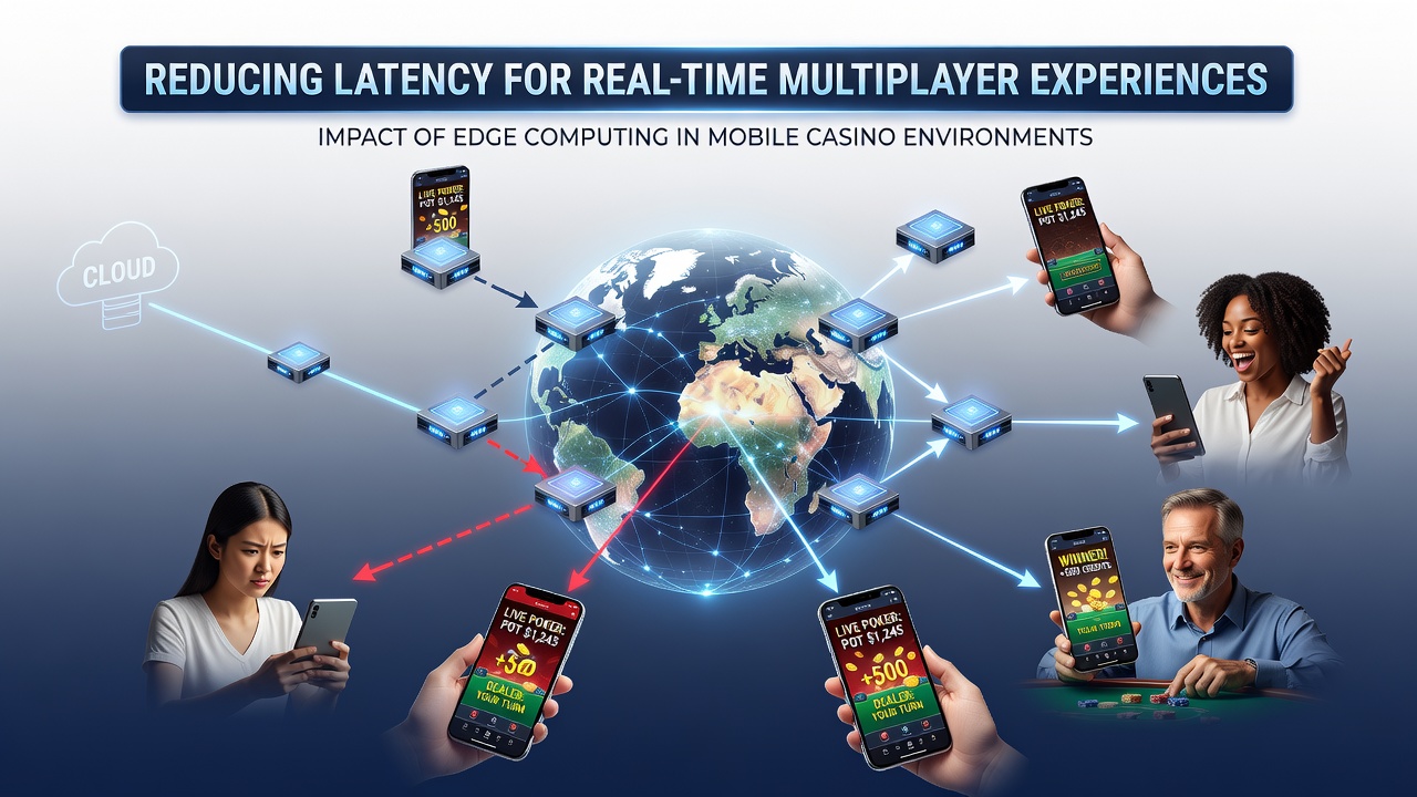 Edge computing infrastructure supporting mobile casino networks